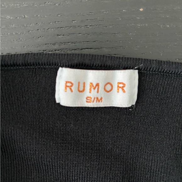 Petal & Pup, Black Ribbed Blouse, Small - Picture 4 of 4